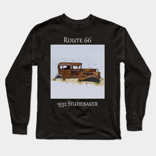 1932 Studebaker along Route 66 in the Petrfied Woods National Park Long Sleeve T-Shirt